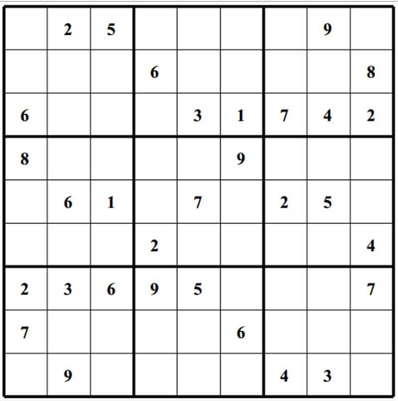 42 Modelos de sudoku para imprimir de todos os níveis - Artesanato Passo a  Passo!