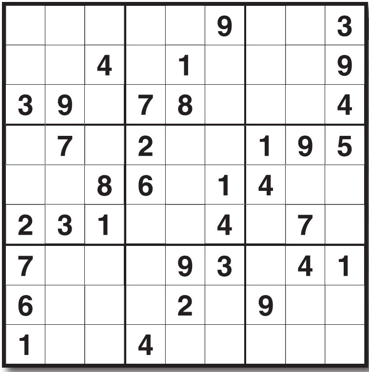 42 Modelos de sudoku para imprimir de todos os níveis - Artesanato