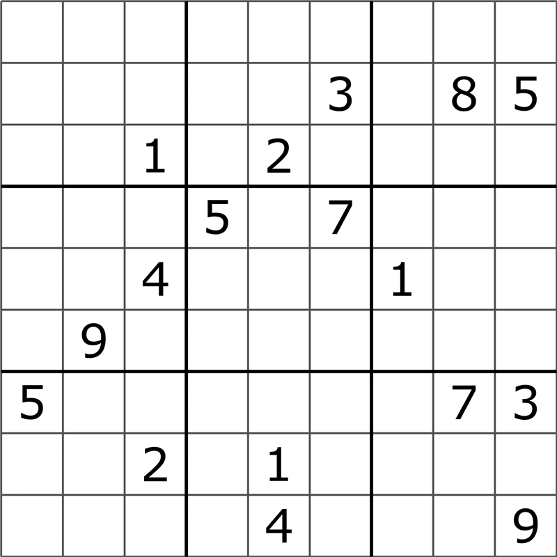 Sudoku para imprimir  Sudoku para imprimir, Sudoku, Atividades para idosos