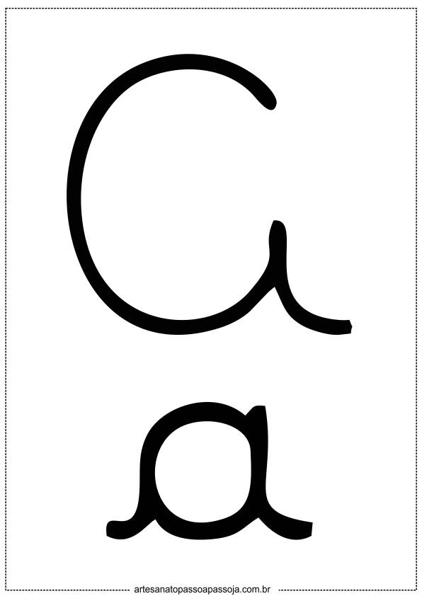 alfabeto cursivo maiúsculo