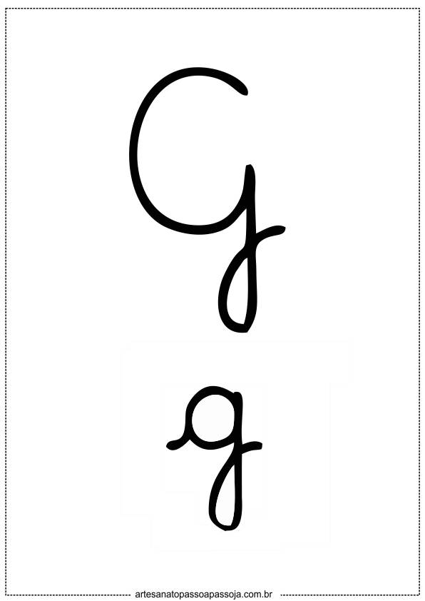 alfabeto cursivo completo