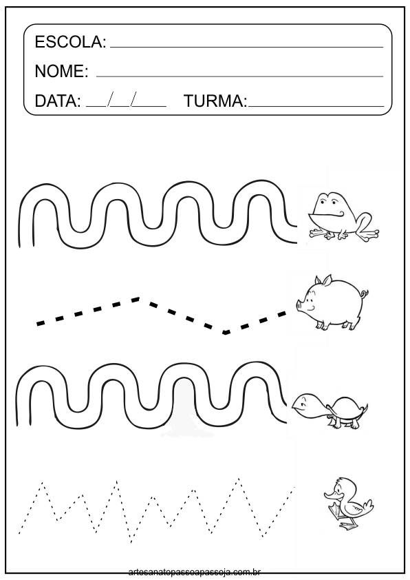 Atividades lúdicas para maternal para imprimir
