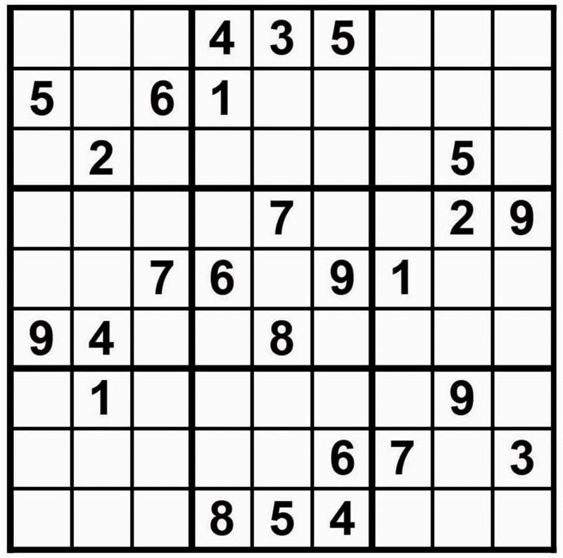 42 Modelos de sudoku para imprimir de todos os níveis - Artesanato