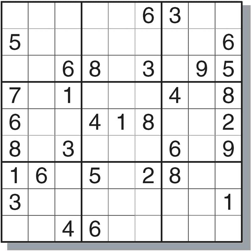 exercicios de sudoku para imprimir