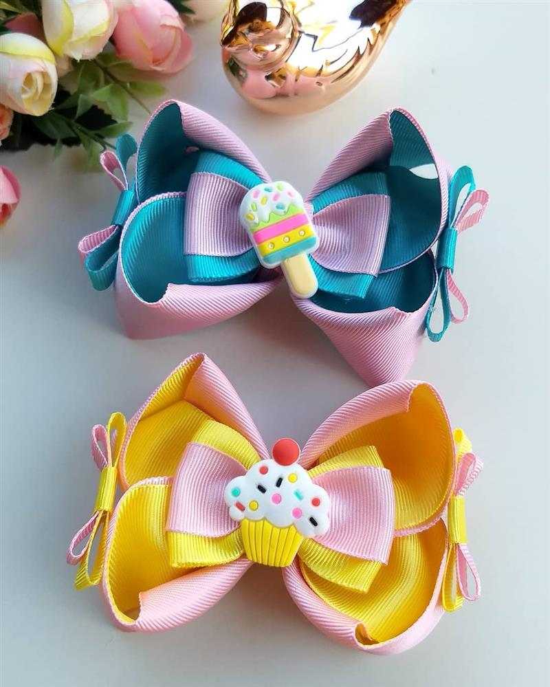 aplique de sorvete e cupcake