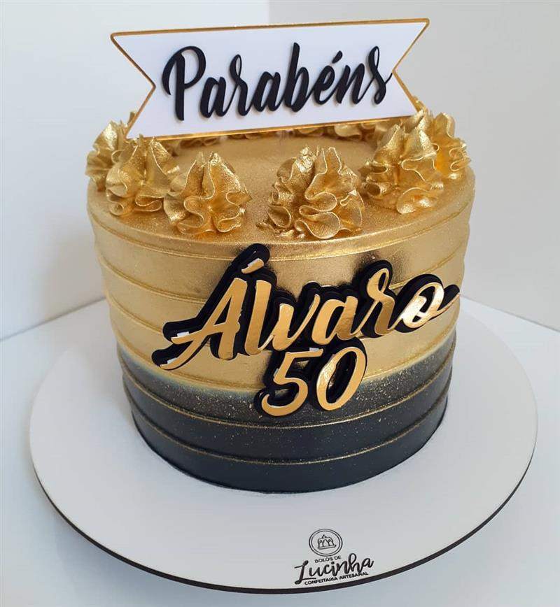 bolo de aniversario para homem brilhoso