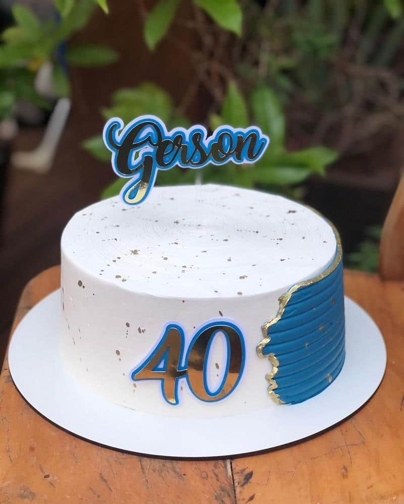 bolo de aniversario para homem 40 anos