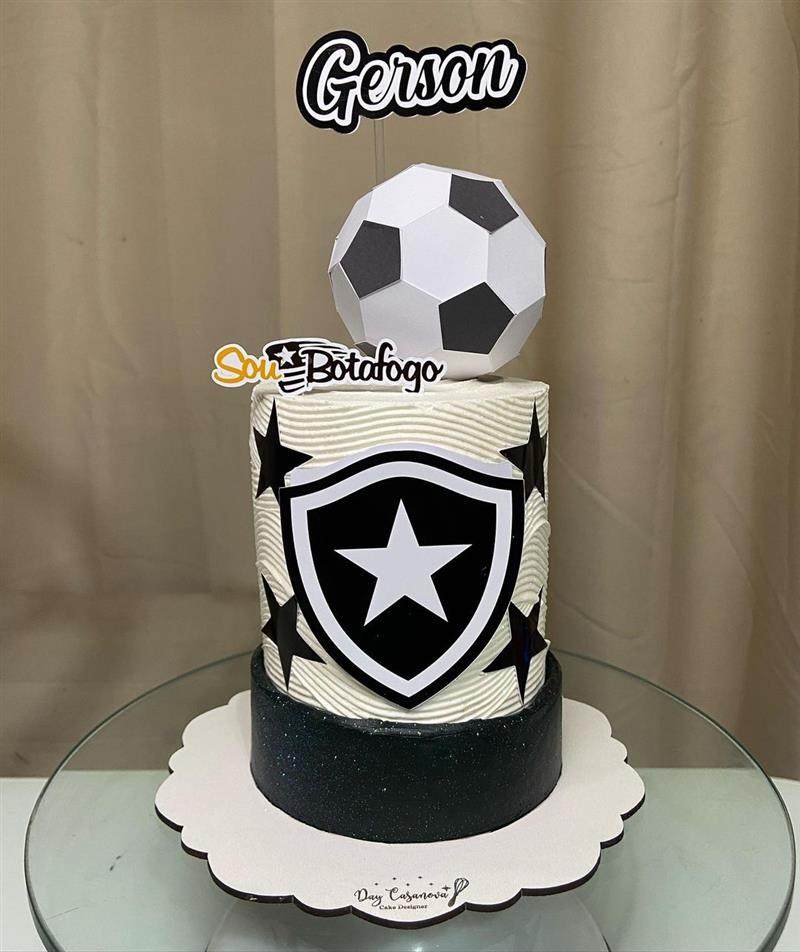 bolo time de futebol botafogo