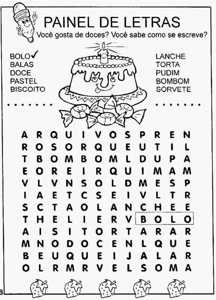 19 Ideias de caça palavras para imprimir e se divertir