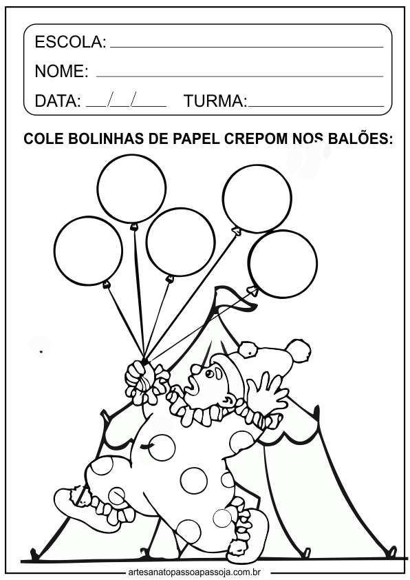 Atividades Pintura Artes Educação Infantil