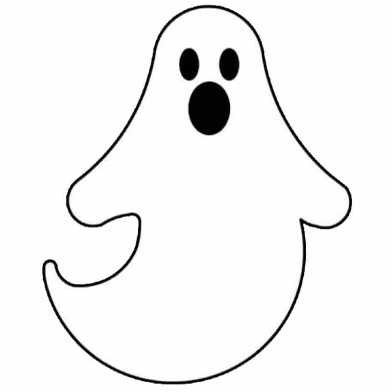 fantasma para imprimir