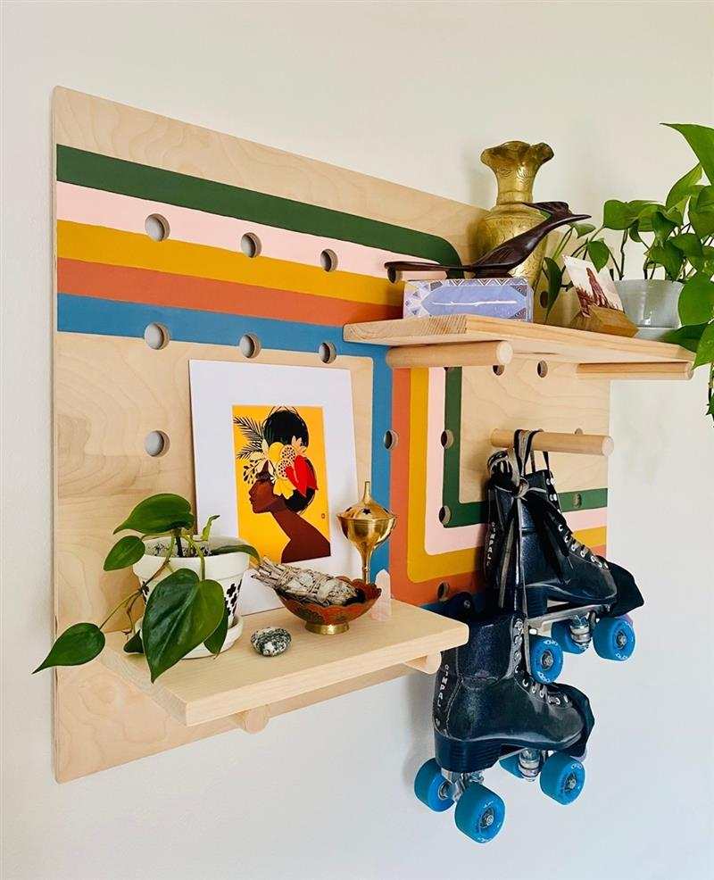 como fazer pegboard
