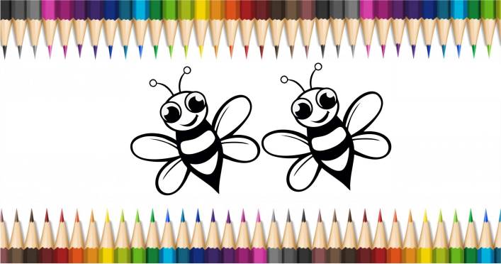 abelhinhas para pintar