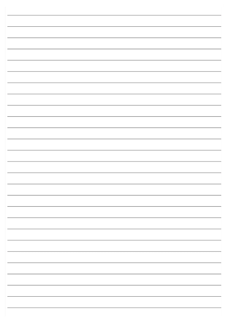 Folha pautada para imprimir: como fazer no Word, modelo pronto em PDF ...
