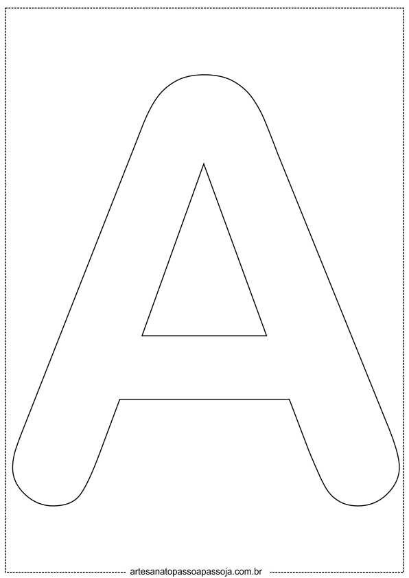Molde de letras grandes em PDF para painel, aniversário e EVA - Artesanato  Passo a Passo!