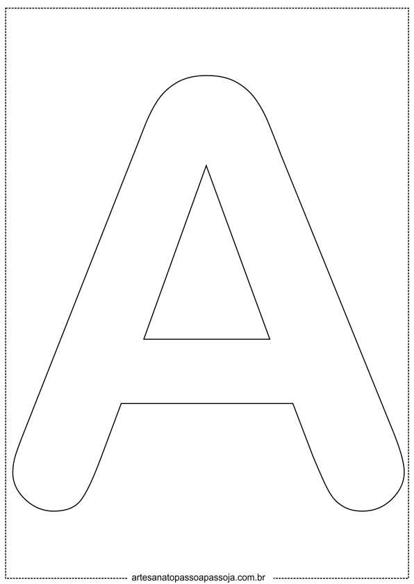 Molde de letras grandes em PDF para painel, aniversário e EVA - Artesanato Passo a Passo! Molde de letras grandes em PDF para painel, aniversário e EVA - Artesanato Passo a Passo!