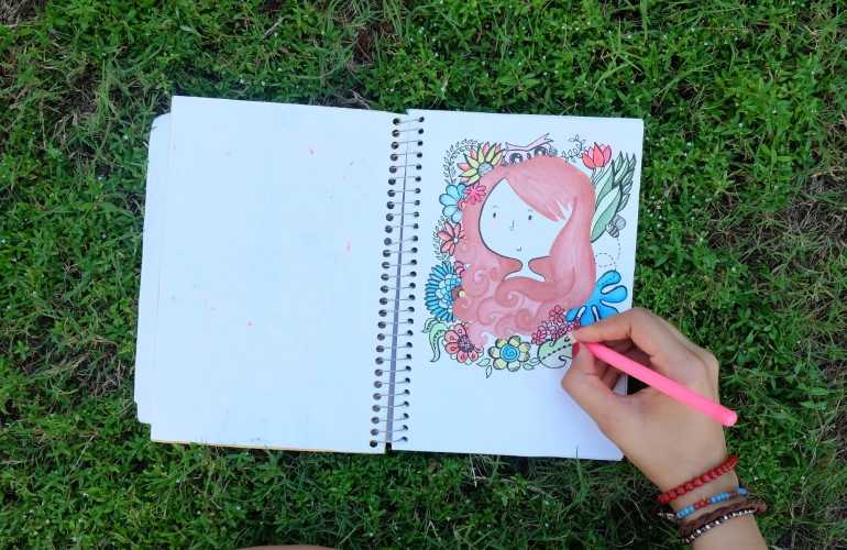 como fazer Sketchbook