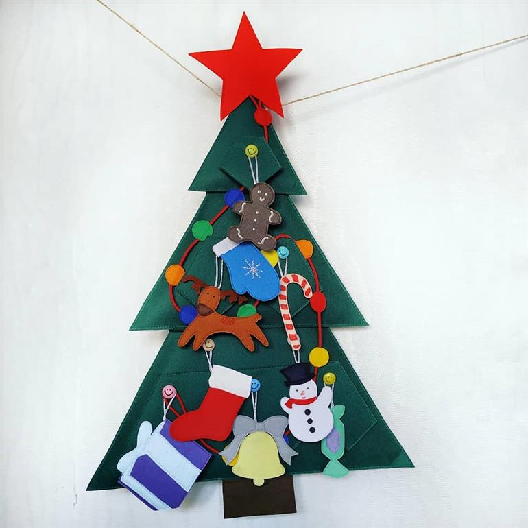 Molde árvore de Natal pronto para baixar e imprimir - Artesanato Passo a  Passo!