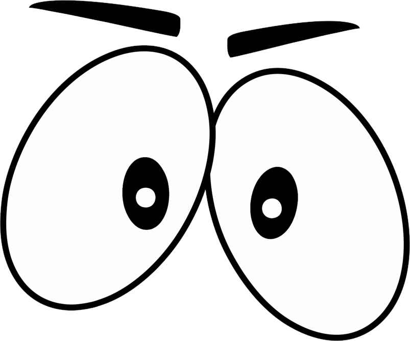 Molde de olhos para imprimir