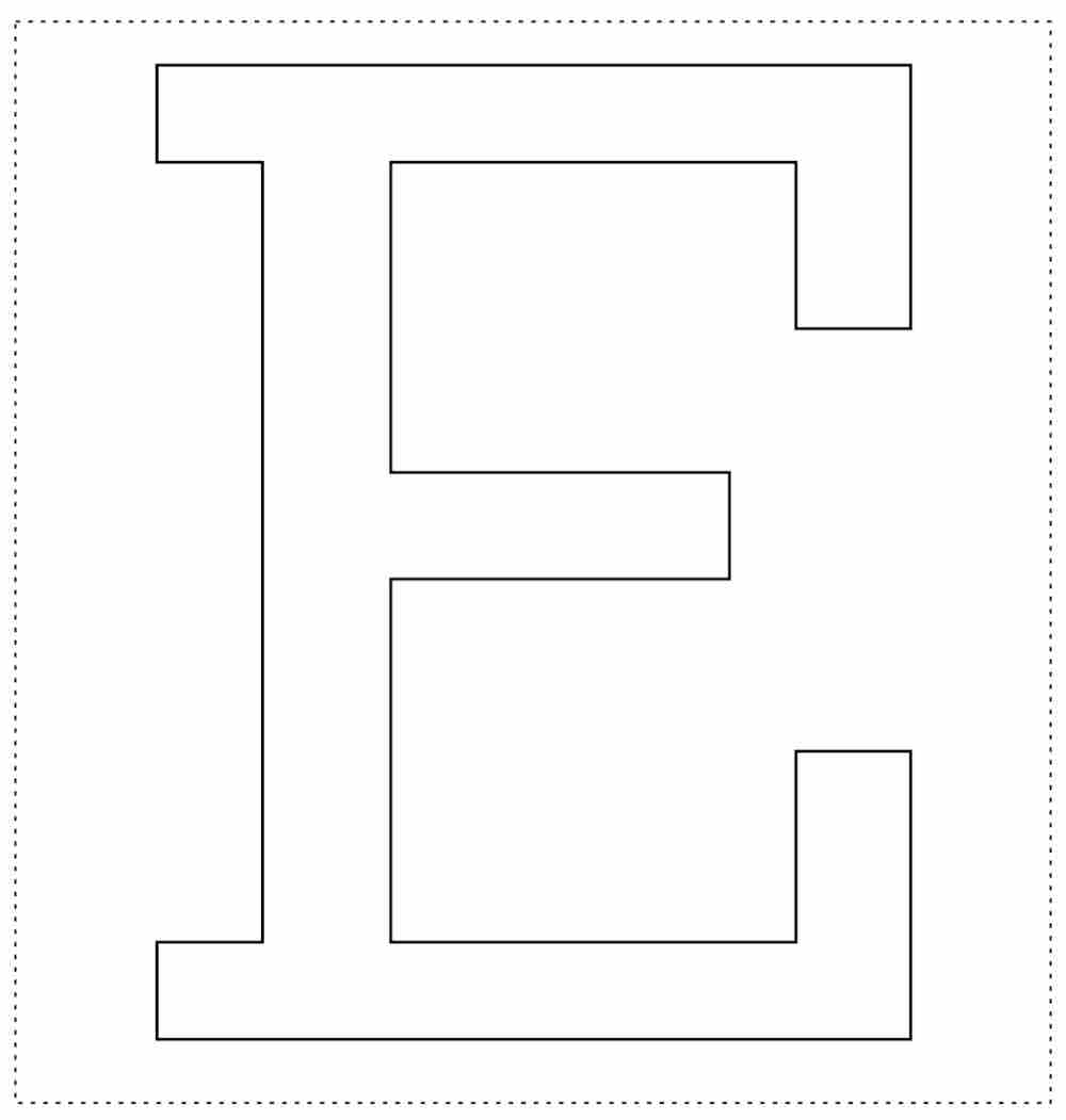 molde letra alfabeto