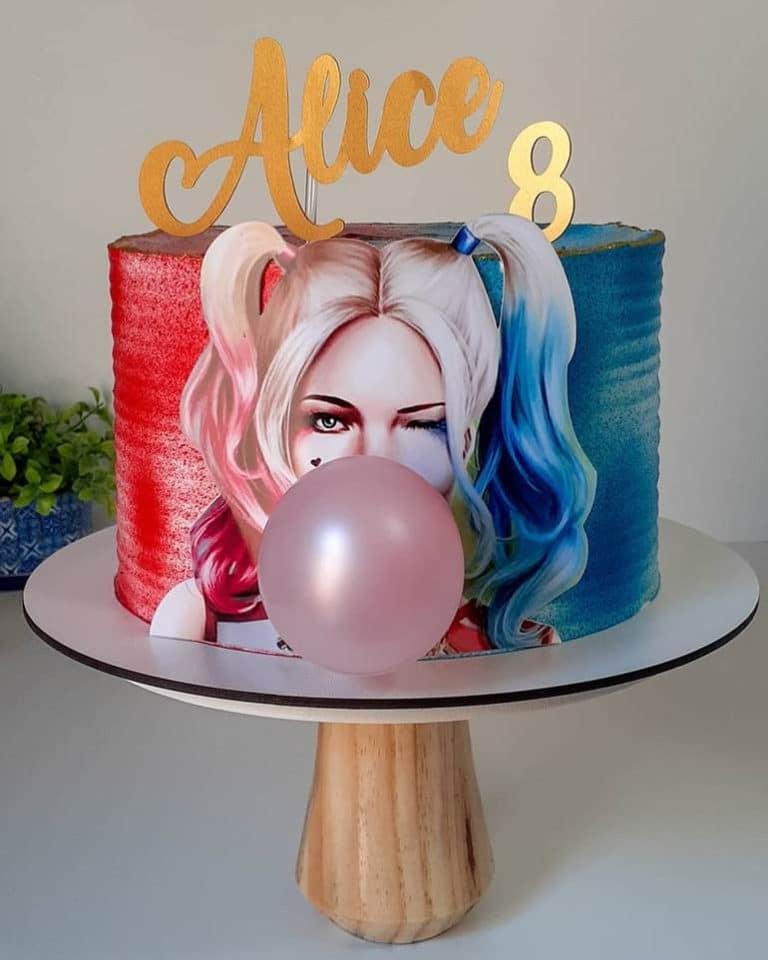 Bolo da Arlequina: +79 fotos e dicas para uma decoração de aniversário ...