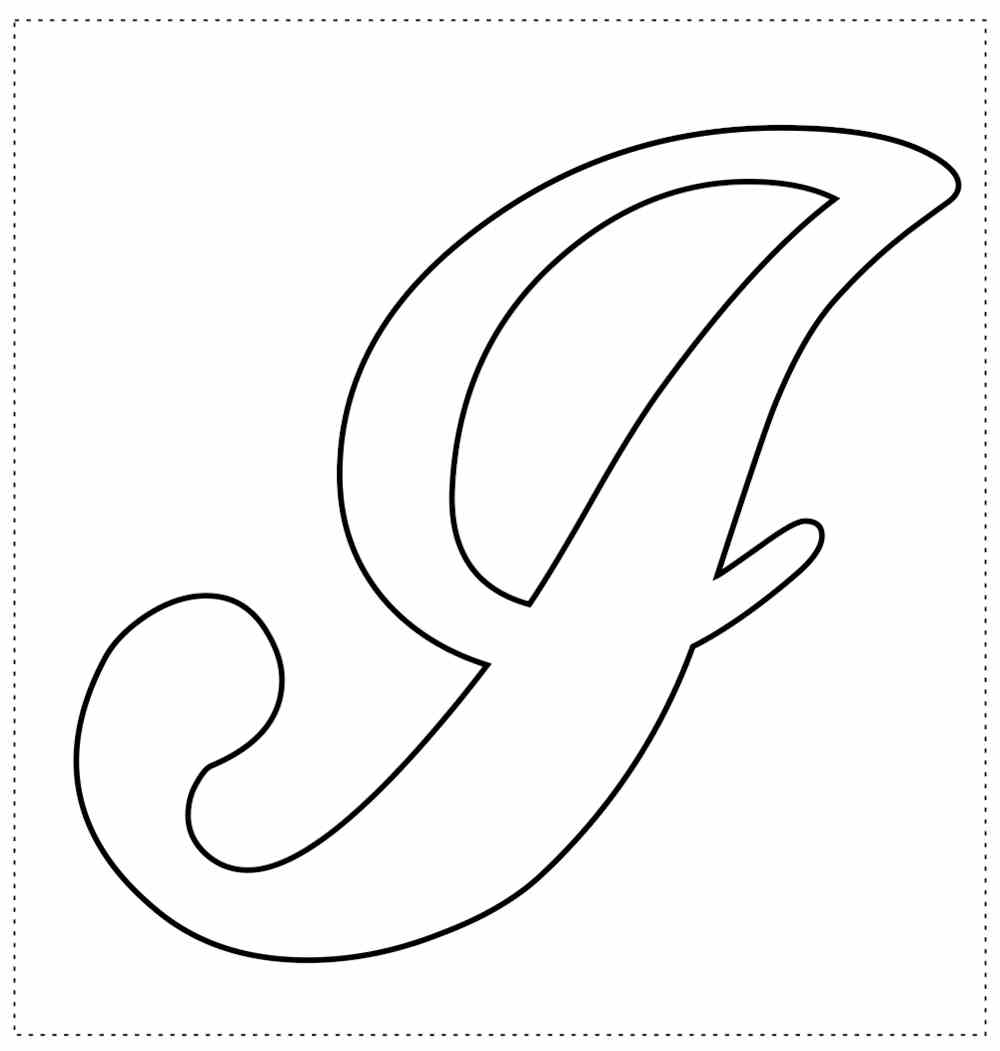 molde da letra i grande para imprimir