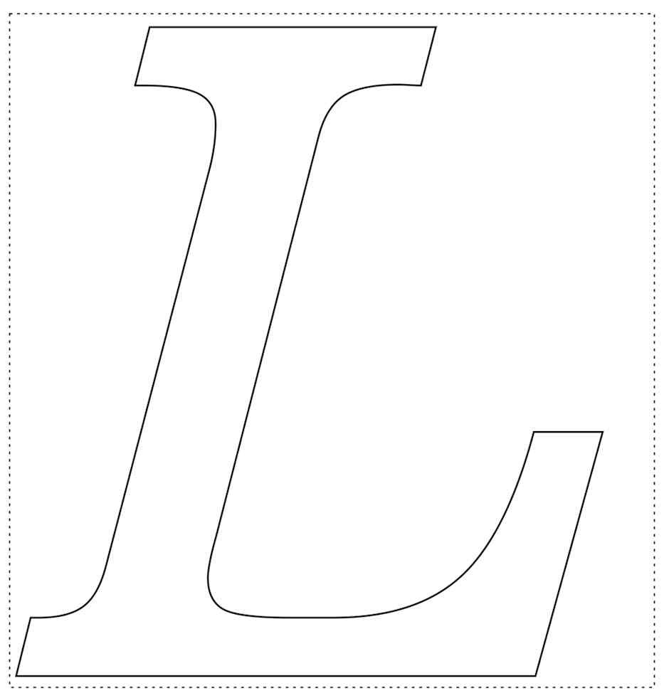 molde de letras lindas