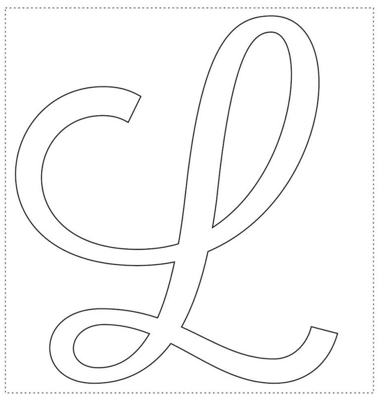 Molde letra l para imprimir, copiar, recortar e aproveitar Artesanato Passo a Passo! Molde letra l para imprimir, copiar, recortar e aproveitar Artesanato Passo a Passo!