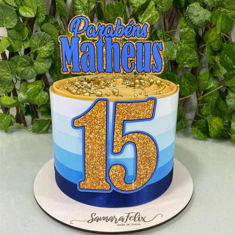 bolo de 15 anos masculino