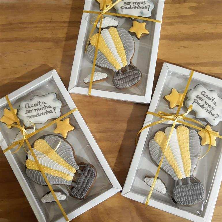 Biscoitos personalizados balao