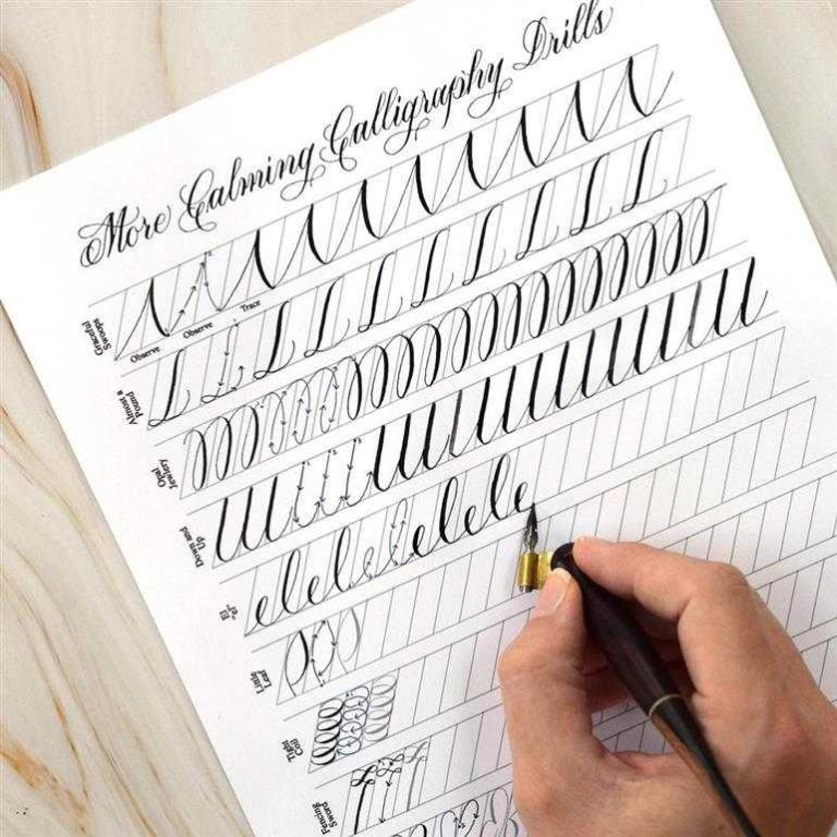 Caligrafia artística: aprenda técnicas e exercícios para iniciantes ...