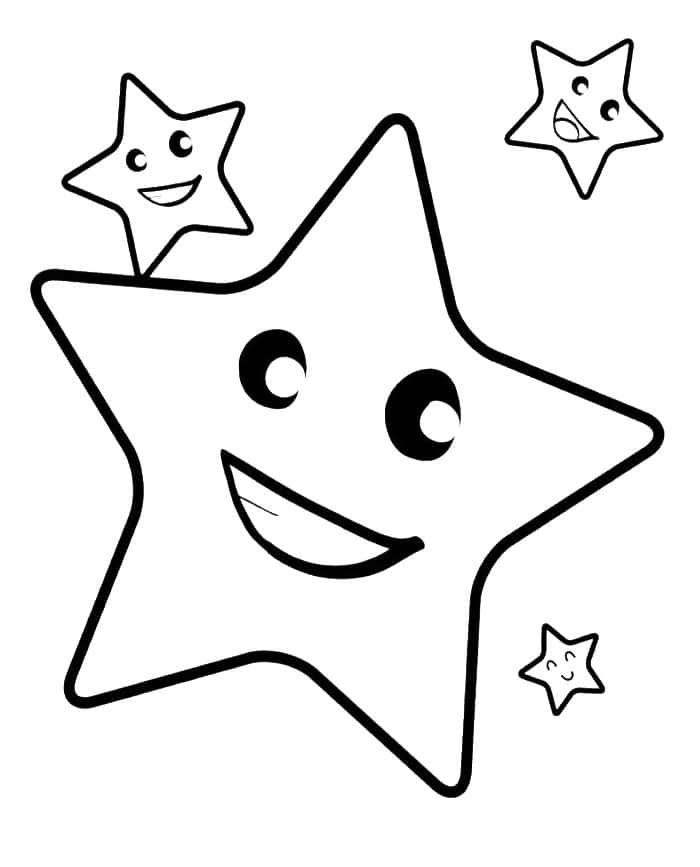estrelas felizes