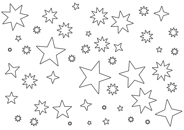 atividade para colorir estrela