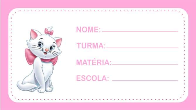 Etiquetas escolares para download marie