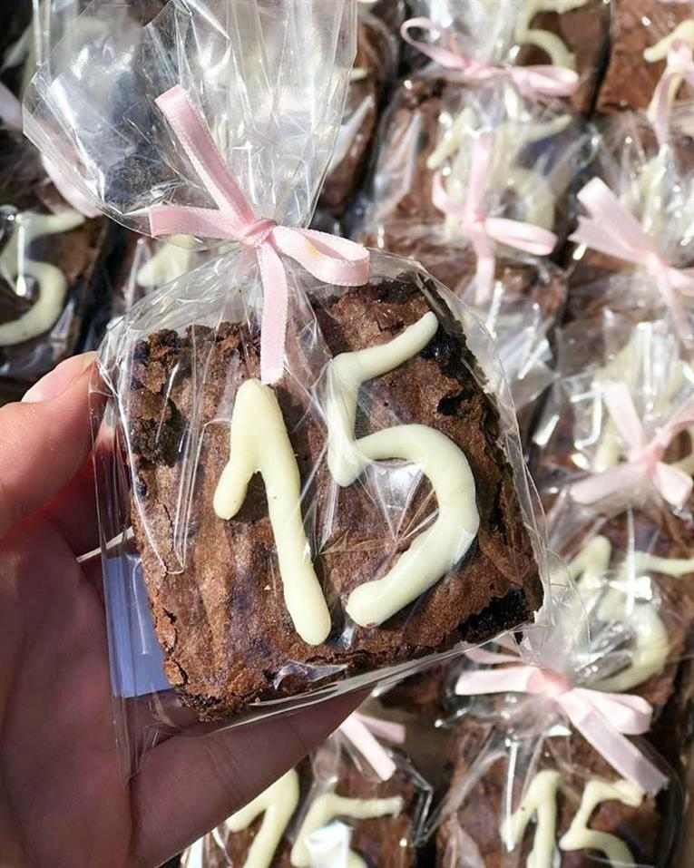 Brownie decorado