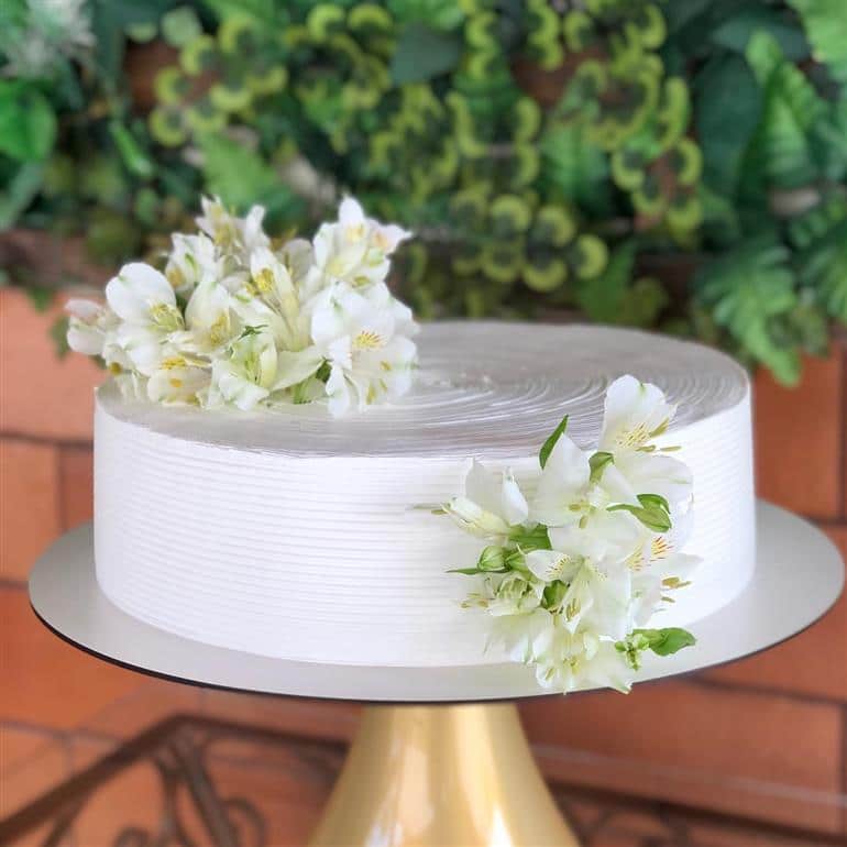 bolo de casamento de chantilly