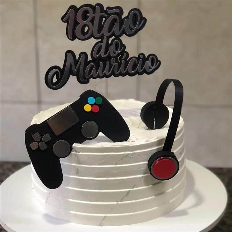 bolo de 18 anos masculino