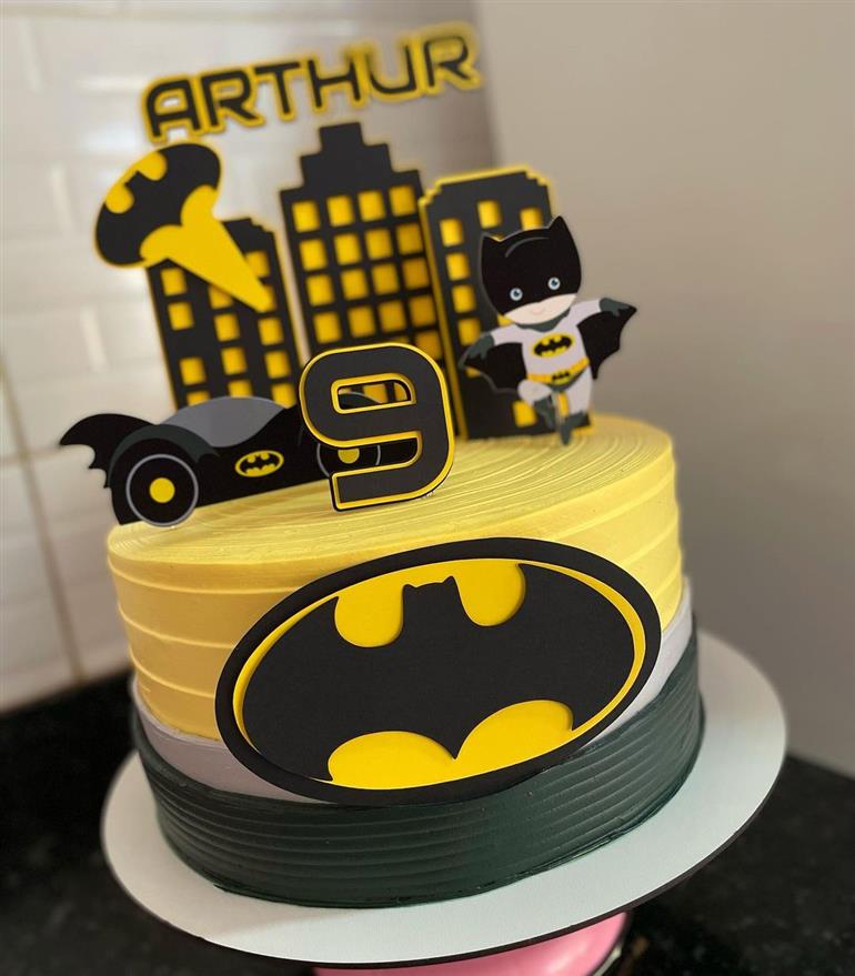 bolo de aniversario infantil do batman