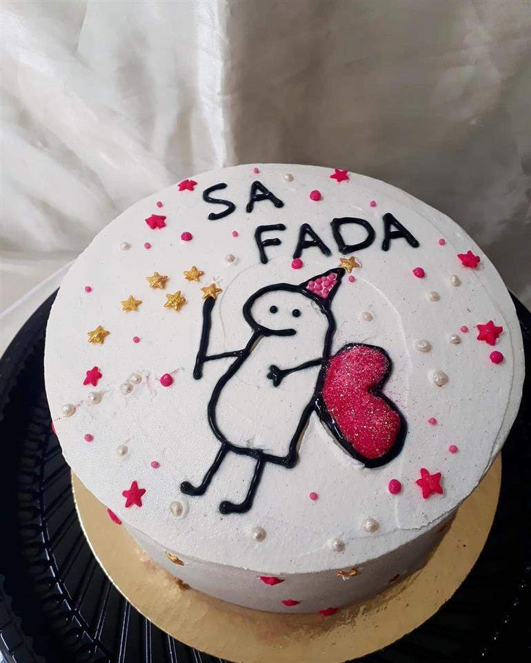 Flork Meme internet Bentô cake Bento bolo Bento bolo bentô boneco palito  caneca personalizada personalizada modinha divertida calma flork calma