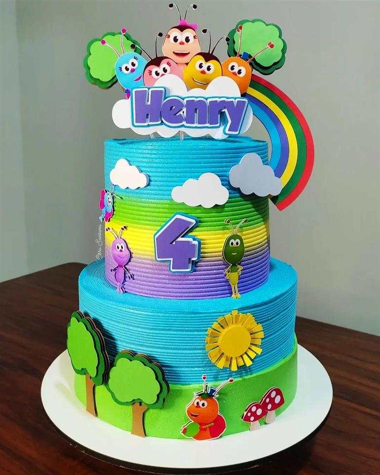 Bolo de aniversário infantil: temas, sabores e cores mais usados -  Artesanato Passo a Passo!