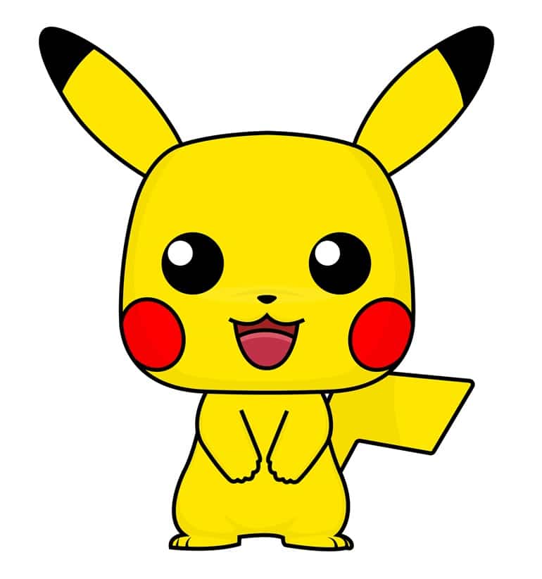 Pikachu colorido