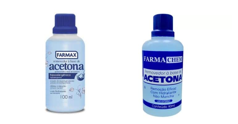 tipos de acetona