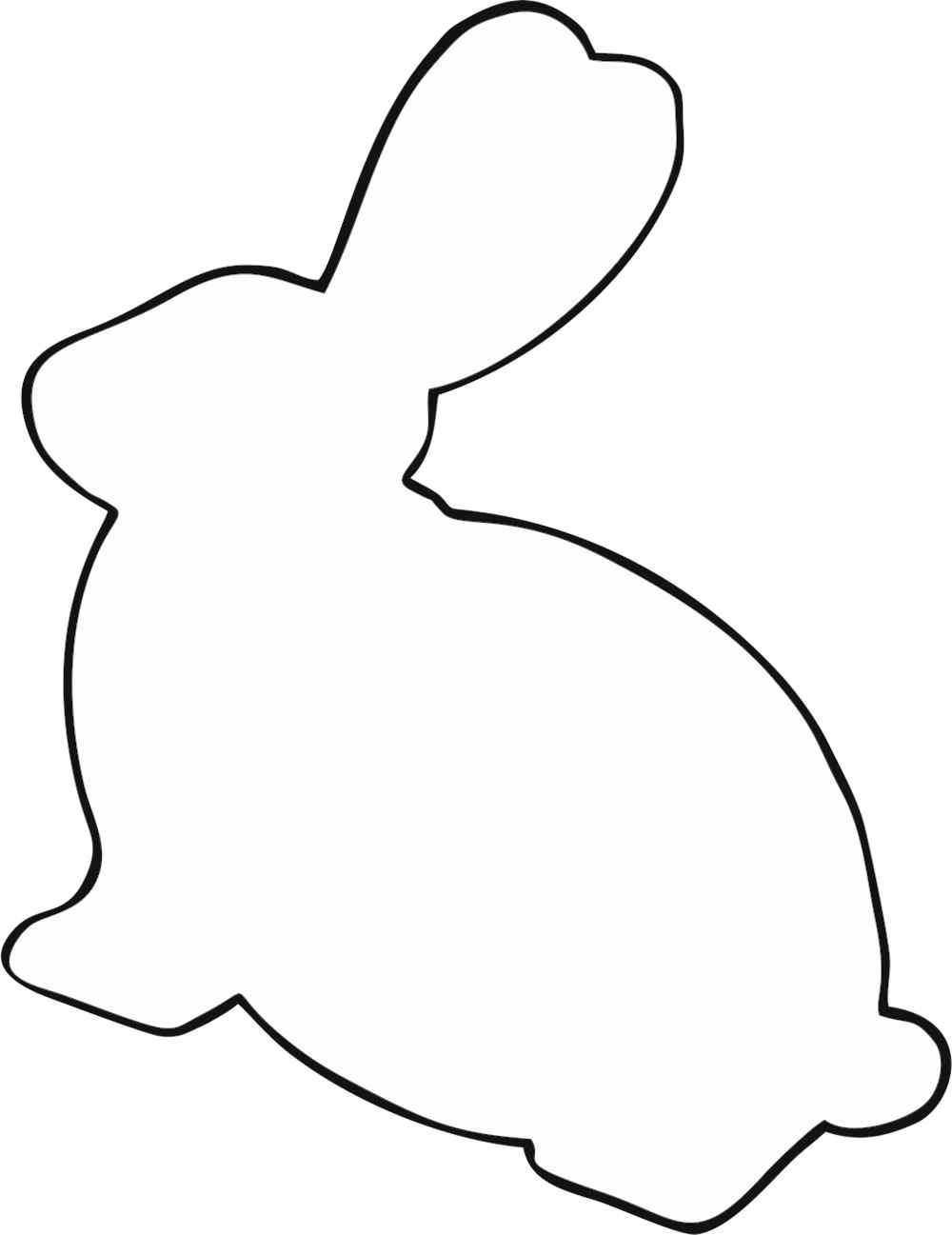 atividade coelho da pascoa para colorir