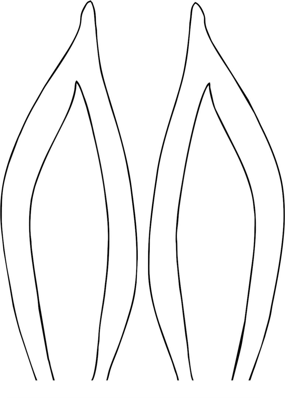 desenho coelho da pascoa para colorir