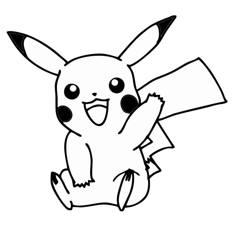 Pikachu desenho fácil