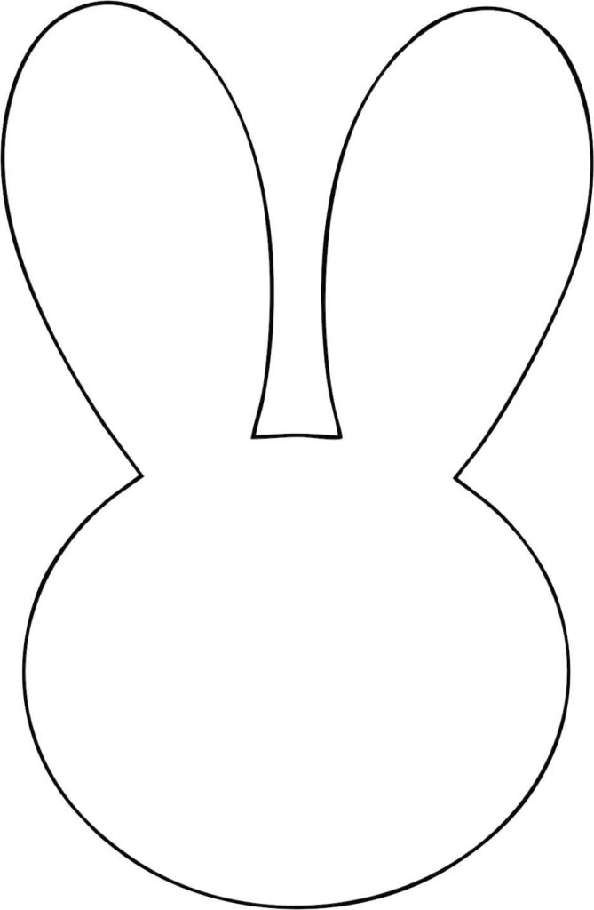 Coelho da Páscoa para colorir e imprimir - Artesanato Passo a Passo!