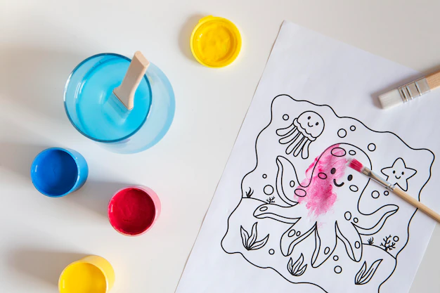 atividades de pintar