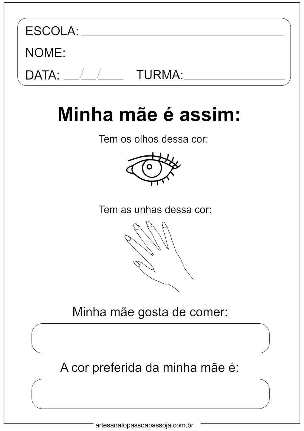 atividades dia das mães educação infantil ideia criativa