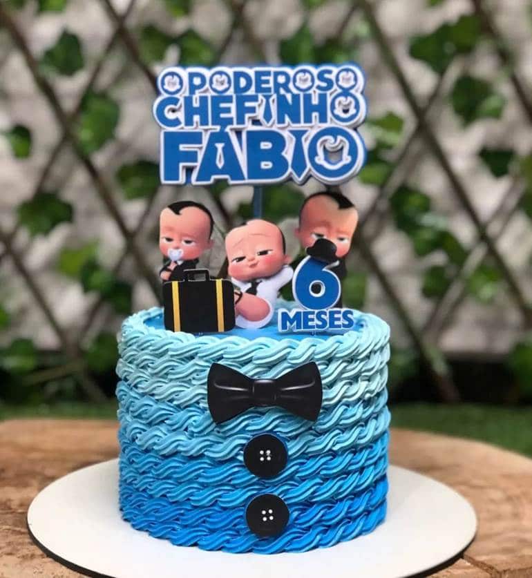 Bolo Poderoso Chefinho mesversário