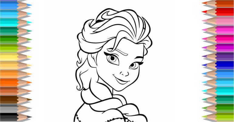 Desenhos da Frozen para pintar - Educação Infantil - Aluno On